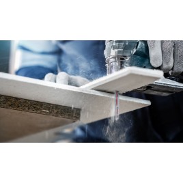 BOSCH Brzeszczot do wyrzynarki EXPERT 'Fiber Plaster' T 141 HM, 3 szt. 2608900563