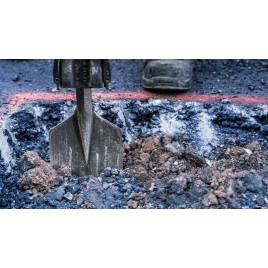BOSCH PRO HEX 28-4C Dłuto łopatkowe, zaokrąglone, 135 × 400 mm 1618662000