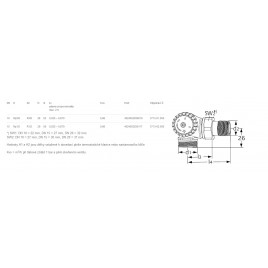 HEIMEIER V-exact II DN 15-3/4"zawór termostatyczny kątowo-narożny lawy 3733-02.000