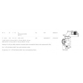 HEIMEIER V-exact II DN 15-1/2 "Zawór termost. prosty ze śrubunkiem kolankowym 3756-02.000