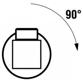 JIKA Cubito zawór kątowy, 2 szt., 3/8" × 1/2", chrom H3724200040101