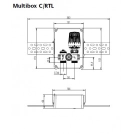 HEIMEIER Multibox C/RTL z ogranicznikiem temperatury, biały 9303-00.800
