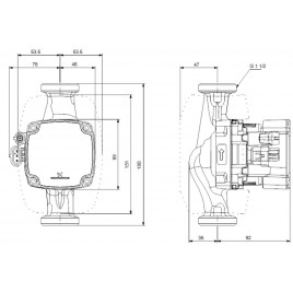 Grundfos ALPHA2 GO 25-40 180 220-240V 9H AD0 Pompa obiegowa 93074225 Grundfos ALPHA2 GO 25-40 180 220-240V 9H AD0 Pompa obiegowa 93074225