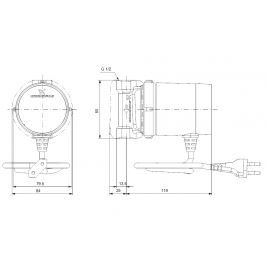 Grundfos Comfort 15-14 B T-pompa obiegowa do natychmiastowego podgrzewania wody 93093854