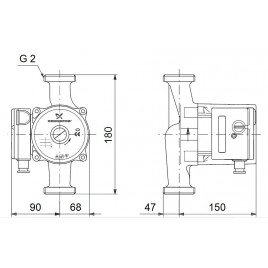 Grundfos pompa obiegowa UPS 32-100N 180 mm 95906489