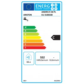 ARISTON ANDRIS R 30 PL EU Nadumywalkowy elektryczny podgrzewacz wody 30l 1,5kW 3100338
