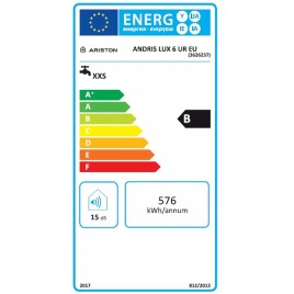 ARISTON ANDRIS LUX 6 UR EU Elektryczny pojemnościowy podgrzewacz wody 1,5kW 3626237