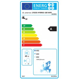 ARISTON LYDOS HYBRID WIFI 100 Elektryczny podgrzewacz pojemnościowy 100l 1,2kW 3629065