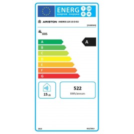 ARISTON ANDRIS LUX 15 Nadumywalkowy elektryczny podgrzewacz wody, 2kW 3100364