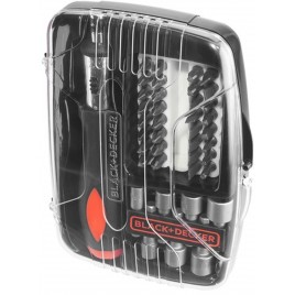 Black & Decker A7062 Zestaw bitów i nasadek, 40-elementowy