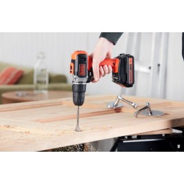 Black & Decker BCD003C1 Wiertarko-wkrętarka udarowa (45Nm/18V/1x1,5Ah)