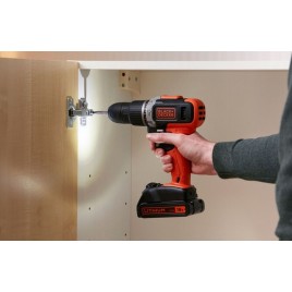 Black & Decker BCD003C1 Wiertarko-wkrętarka udarowa (45Nm/18V/1x1,5Ah)