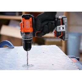 Black & Decker BCD382D1XC Wiertarko-wkrętarka (45Nm/18V/1x2,0Ah)
