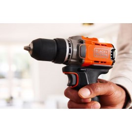 Black & Decker BCD382D1XK Wiertarko-wkrętarka (45Nm/18V/1x2,0Ah), walizka