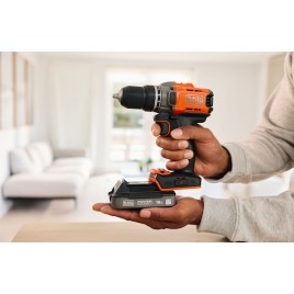 Black & Decker BCD382D1XK Wiertarko-wkrętarka (45Nm/18V/1x2,0Ah), walizka