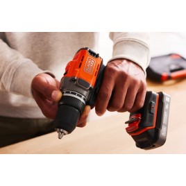 Black & Decker BCD382XN Wiertarko-wkrętarka (45Nm/18V/bez akumulatora i ładowarki)