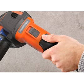 Black & Decker BCG6L8D2S Akumulatorowa bezszczotkowa szlifierka kątowa (18V/2x2,0Ah)