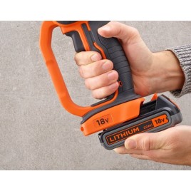 Black & Decker BCG720M1 Szlifierka kątowa akumulatorowa (125mm/18V/1x4,0Ah), torba
