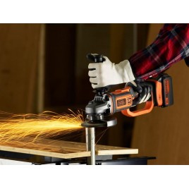 Black & Decker BCG720M1 Szlifierka kątowa akumulatorowa (125mm/18V/1x4,0Ah), torba