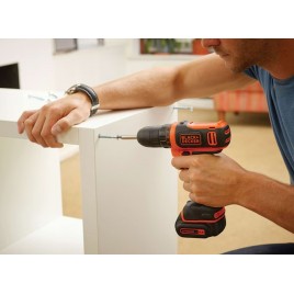 Black & Decker BDCDD12 Wiertarko-wkrętarka akumulatorowa (26Nm/10,8 V/1x1,5Ah)