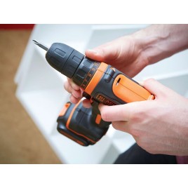 Black & Decker BDCDD12 Wiertarko-wkrętarka akumulatorowa (26Nm/10,8 V/1x1,5Ah)