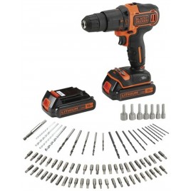 Black & Decker BDCHD18BAFC Wiertarko-wkrętarka udarowa (40Nm/18V/2x1,5Ah), walizka