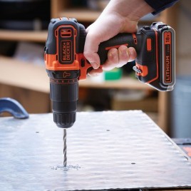Black & Decker BDCHD18BAFC Wiertarko-wkrętarka udarowa (40Nm/18V/2x1,5Ah), walizka