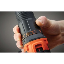Black & Decker BDCHD18BAFC Wiertarko-wkrętarka udarowa (40Nm/18V/2x1,5Ah), walizka