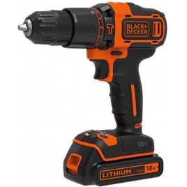 Black & Decker BDCHD18K1B2 Wiertarko-wkrętarka udarowa (40Nm/18V/2x2,0Ah), walizka