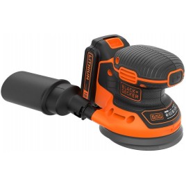 Black & Decker BDCROS18 Akumulatorowa szlifierka mimośrodowa (125mm/18V/1x1,5Ah), torba