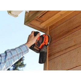 Black & Decker BDCROS18 Akumulatorowa szlifierka mimośrodowa (125mm/18V/1x1,5Ah), torba