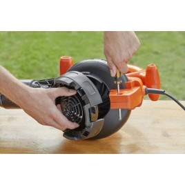 Black & Decker BEBLV260 Dmuchawa/odkurzacz/rozdrabniarka ogrodowa (2600W/315km/h)