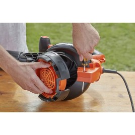 Black & Decker BEBLV300 Elektryczny odkurzacz do liści 3w1 (3000W/72L)