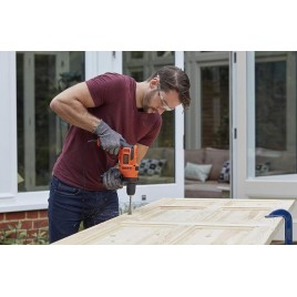 Black & Decker BEH200 Wkrętarka udarowa (500W/13mm)