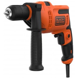 Black & Decker BEH200K Wkrętarka udarowa (500W/13mm), walizka