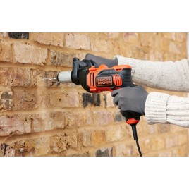 Black & Decker BEH850K Wiertarka udarowa (850 W/13 mm), walizka