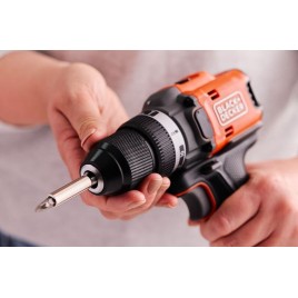 Black & Decker BLD682D1XK Akumulatorowy wkrętak bezszczotkowy (50Nm/18V/1x2,0Ah), walizka