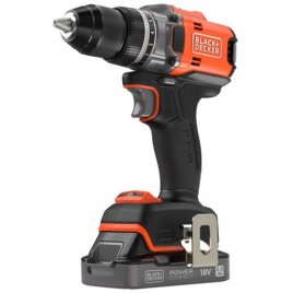 Black & Decker BLD682D2XK Akumulatorowy wkrętak bezszczotkowy (50Nm/18V/2x2,0Ah), walizka