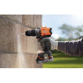 Black & Decker BLD683D1XK Bezszczotkowa wiertarka udarowa (50Nm/18V/1x2,0Ah), walizka