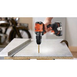 Black & Decker BLD683D1XK Bezszczotkowa wiertarka udarowa (50Nm/18V/1x2,0Ah), walizka