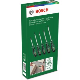 BOSCH 5-częściowy zestaw z wkrętakiem Torx 1600A02BX6