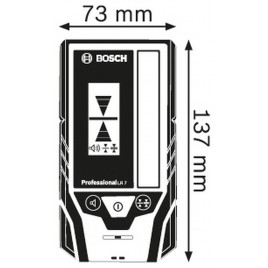 BOSCH GLL 3-80 C Laser liniowy + LR 7 Odbiornik laserowy + BM 1 Uchwyt 0601063R05