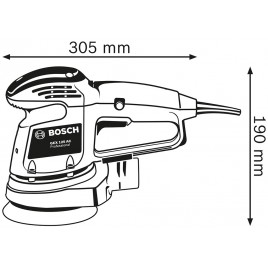 BOSCH GEX 34-125 Szlifierka mimośrodowa 0601372300