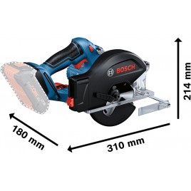 BOSCH GKM 18V-50 (sólo) Akumulatorowa pilarka tarczowa 06016B8000