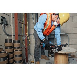 BOSCH GKM 18V-50 PROFESSIONAL Aku pilarka tarczowa, 2x 5,0 Ah, GAL18V-40 L-BOXX 06016B8002