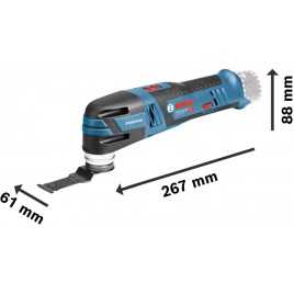 BOSCH GOP 12V-28 PROFESSIONAL Akumulatorowe narzędzie wielofunkcyjne, L-BOXX 06018B5002