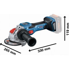 BOSCH GWX 18V-15 SC PRAkumulatorowa szlifierka kątowa BITURBO z systemem X-LOCK 06019H6500