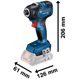 BOSCH GDR 18V-200 Akumulatorowy klucz udarowy, L-Boxx 136 06019J2106