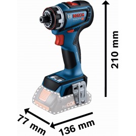 BOSCH Zestaw Combo GSR 18V-90 C + GDR 18V-220 C (2× 4.0Ah) 06019L6023