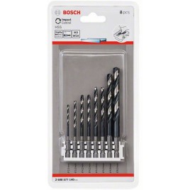 BOSCH 8-częściowy zestaw wierteł HSS Impact Control 2608577140